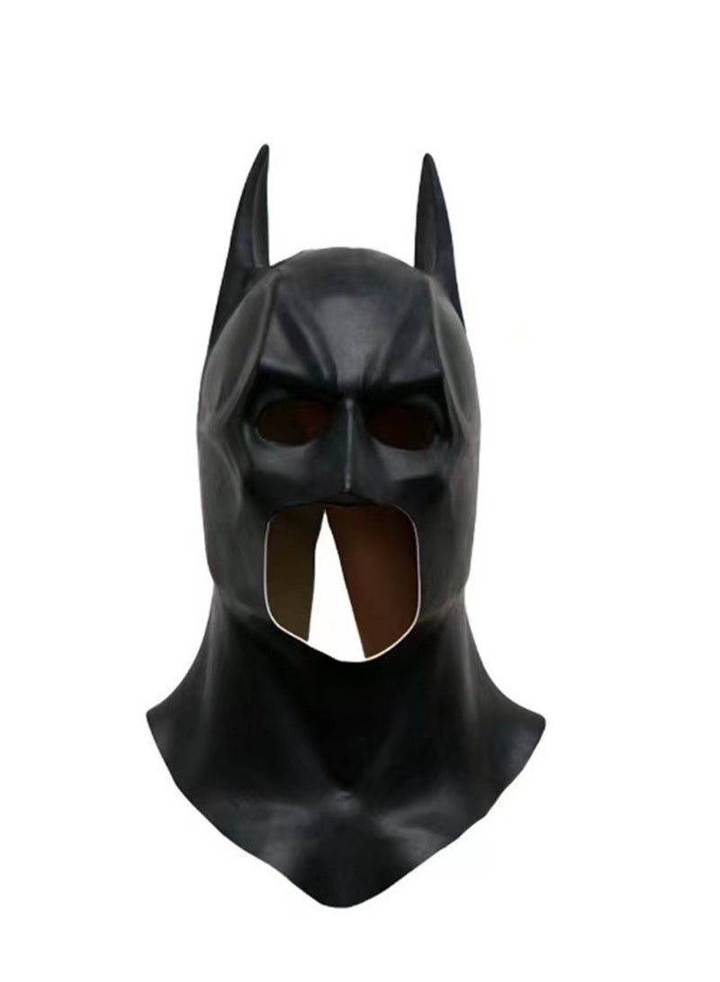 New Bat Hero Latex Mask Headdress Mask Suitable for Role Playing Party Costume (Long) - Image 1