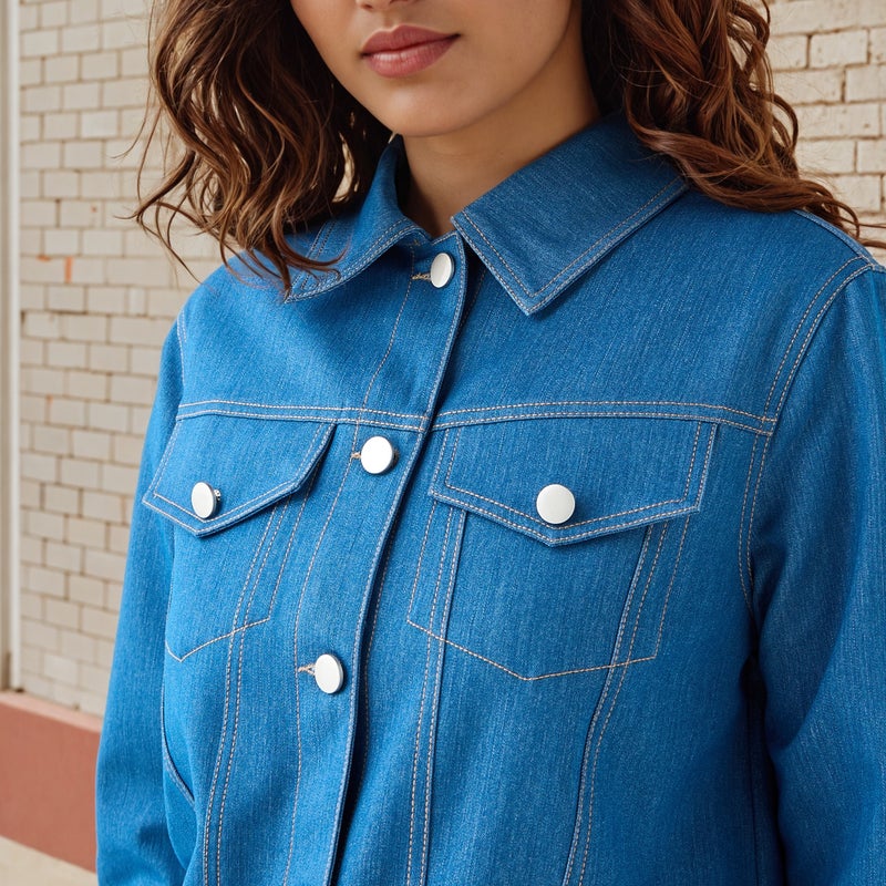 2Xtremz Flap Pocket Trucker Jacket - Image 4