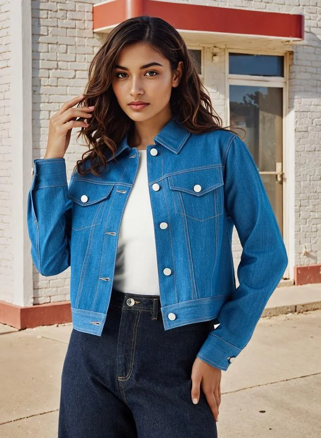 2Xtremz 2Xtremz Flap Pocket Trucker Jacket