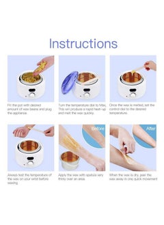 ELRINZA Women Pro Wax100 Warmer Hot Wax Heater For Hard, Strip And Paraffin Waxing Best Wax Hetaer, 1 Count  - Image 3