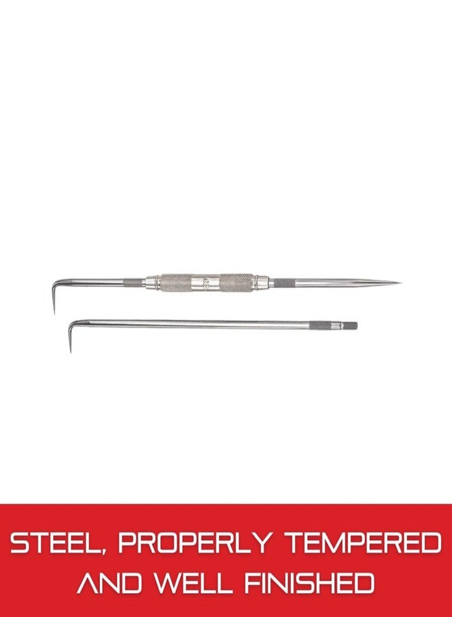 ستارريت قلم تخطيط مُحسّن من ستاريت بمقبض مُسنّن وخطوط دقيقة - فولاذ، بطول 9 بوصات، 1 مستقيم، 1 مُنحني قصير، 1 مُنحني طويل - 67A - Image 5