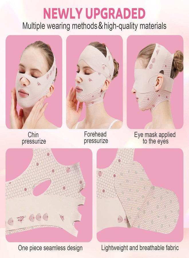 Face Strap Forehead Lift Band, Face Lift Belt Comfortable Forehead Bandage For Sleep Mask Chin Up Face Lift Vshaped Strap - Image 5