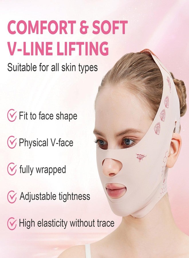 Face Strap Forehead Lift Band, Face Lift Belt Comfortable Forehead Bandage For Sleep Mask Chin Up Face Lift Vshaped Strap - Image 4