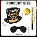 Poen 2026 New Year Piata Black Top Hat Piata with Stick and Blindfold Confetti Happy New Years Eve Party Supplies Decorations Large Piata for Adults Game Party Supplies 1496 x 124 x 295 in - Image 4