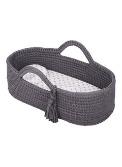 FUN MOMENT Baby Crib Crochet Moses Basket  - Image 1