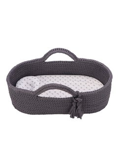 FUN MOMENT Baby Crib Crochet Moses Basket  - Image 2