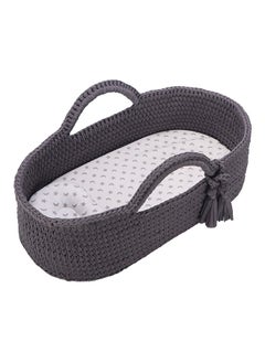 FUN MOMENT Baby Crib Crochet Moses Basket  - Image 3