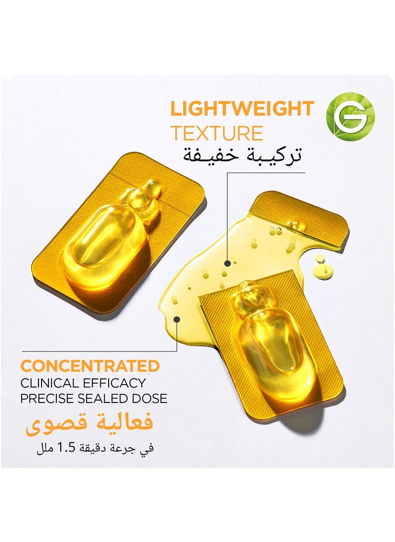 Garnier - Skin Active Fast Bright Hyperpigmentation and Dark Circles Ampoule Serum- Vitamin C and Niacinamide ( Mono-Dose 1x 1.5ml) - Image 1