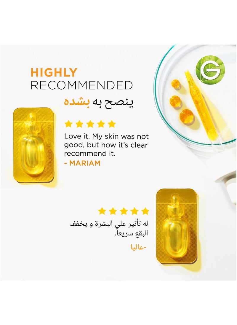 Garnier - Skin Active Fast Bright Hyperpigmentation and Dark Circles Ampoule Serum- Vitamin C and Niacinamide ( Mono-Dose 1x 1.5ml) - Image 1