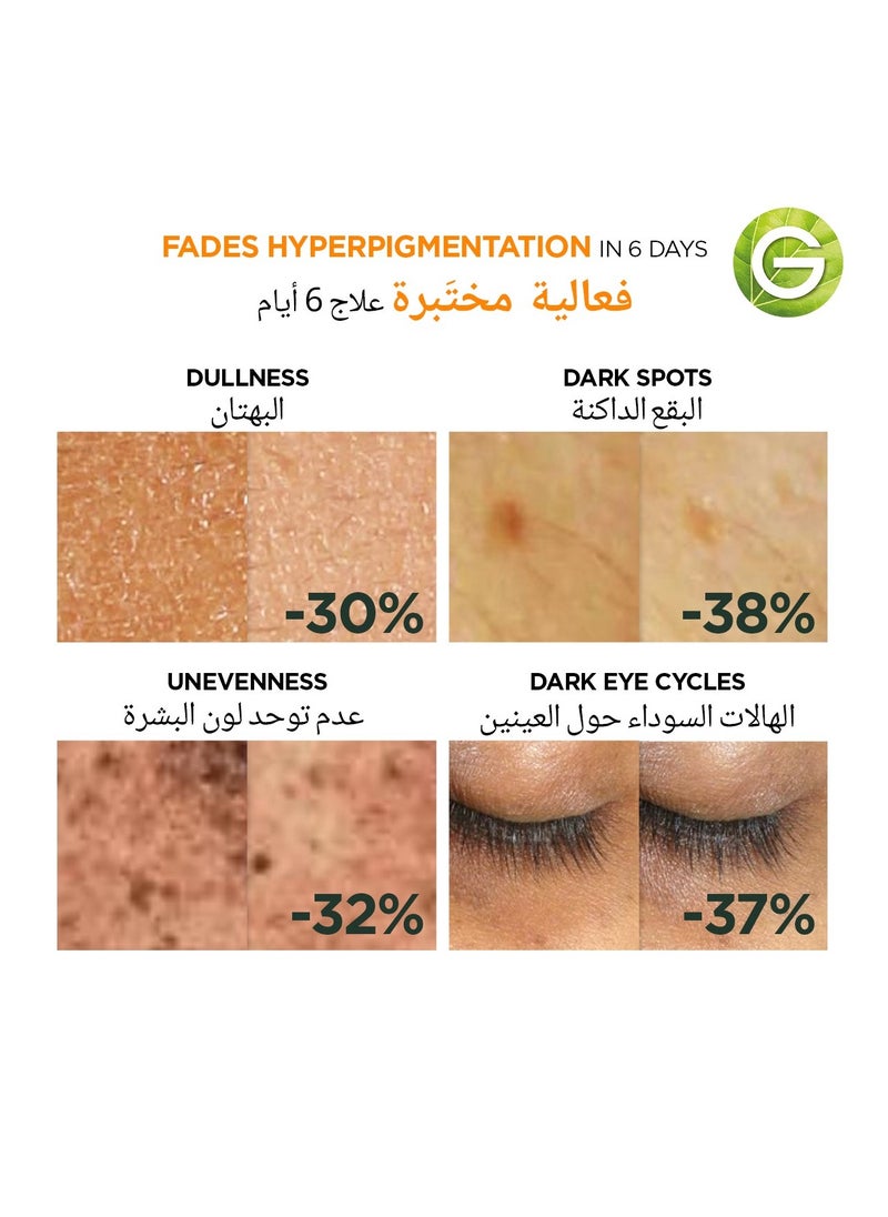Garnier - Skin Active Fast Bright Hyperpigmentation and Dark Circles Ampoule Serum- Vitamin C and Niacinamide ( Mono-Dose 1x 1.5ml) - Image 1