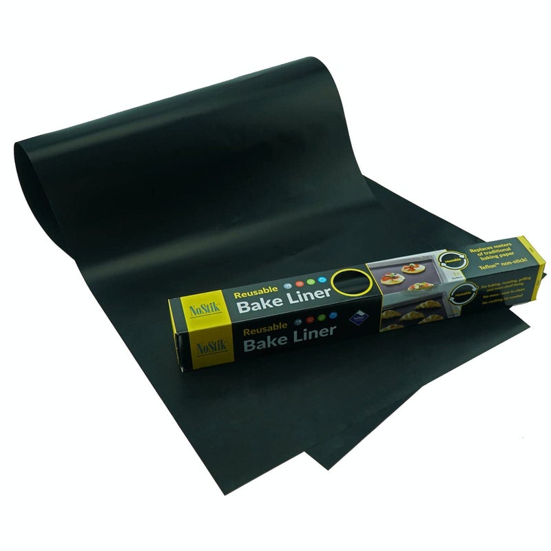 NoStik Reusable Teflon Cooking Mat 1m Roll Non Stick No Mess Baking Sheet PFOA Free BPA Free 5 Year Guarantee  33 x 100cm  Roll