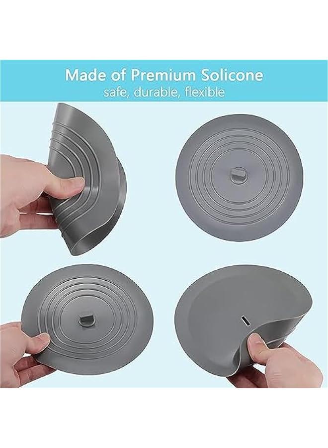 رينكس قطعتا م غطاء مصرف حوض الاستحمام م الميكاكوز، سدادات حوض  كيرة، اغطية تصريف حوض الاستحمام، لاقط الشعر وسدادات سدادة حوض الاستحمام الشفط لملحقات المطخ والحمام والغسيل عوتا) - Image 3