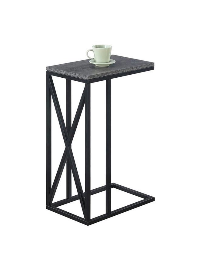 Convenience Concepts End/Side/Nesting Tables, Engineered Wood Paper Melamine Powder Coated Metal Frame, Weathered Gray/Black, 40.01 x 25.4 x 61.6 cm - Image 3