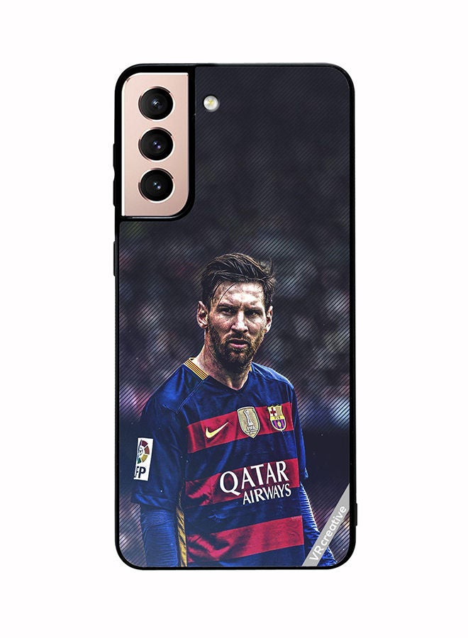 VR CREATIVE Protective Case Cover For Samsung Galaxy S21 Plus 5G Messi Design Multicolour - Image 1
