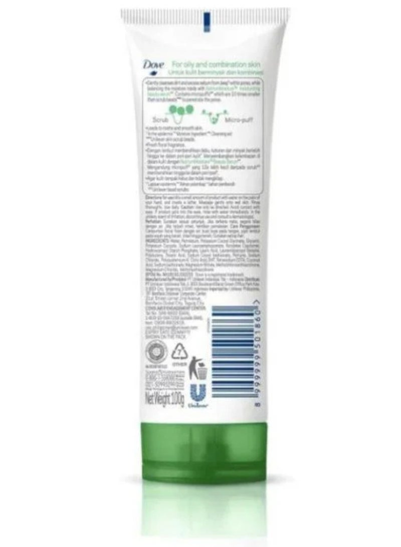 Dove Deep Pore Face Cleanser 100ml - Image 2