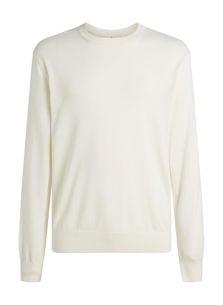 CALVIN KLEIN Crew Neck Cotton Jumper - Image 5