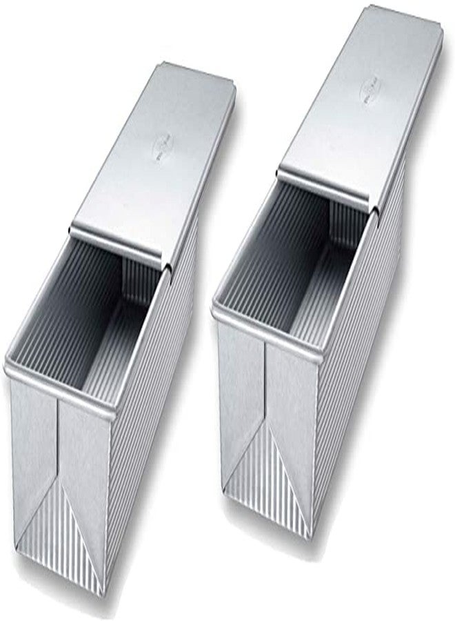 USA Pan Pullman Loaf Pan, 9 x 4 x 4, Aluminized Steel - Image 1