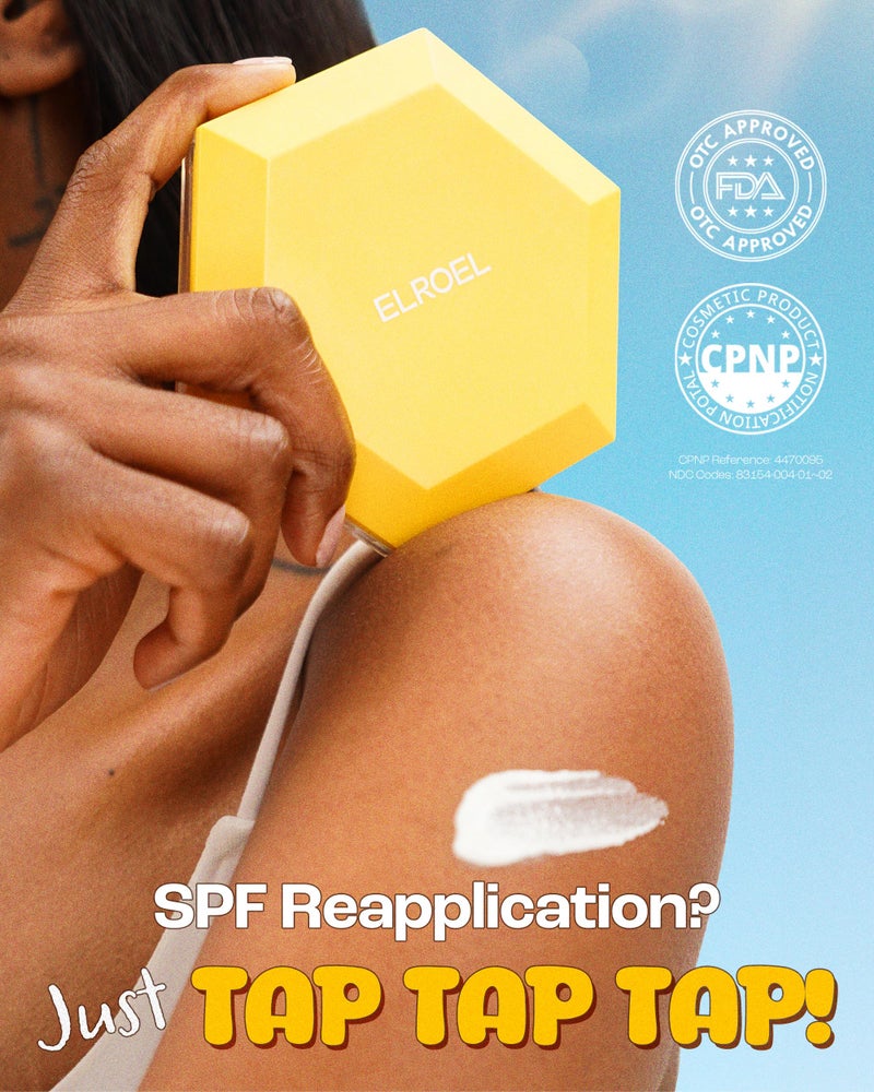 ELROEL Pang Pang Big Sun Cushion Plus - Broad Spectrum SPF50+ PA++++ Korean Sunscreen Cushion for Face & Body - Hypoallergenic & Lightweight Sun Cream, No White Cast (0.88 oz) - Image 2