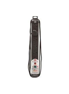Brennenstuhl 6-Way Plastic Premium Line Extension Cord Black 3 m 1960063724  - Image 2