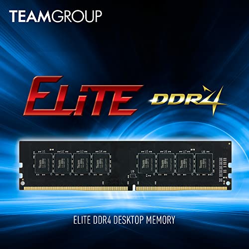 TEAMGROUP Elite DDR4 16GB Kit (2 x 8GB) 3200MHz (PC4-25600) CL22 Unbuffered Non-ECC 1.2V UDIMM 288 Pin PC Computer Desktop Memory Module Ram Upgrade - TED416G3200C22DC01 - Image 5