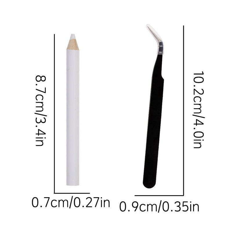 Pack of 2, Nail Art Jewelry Tool, Diamond Drawing Point Diamond Pen Tweezers Combination DIY Ornament Tool - Image 5