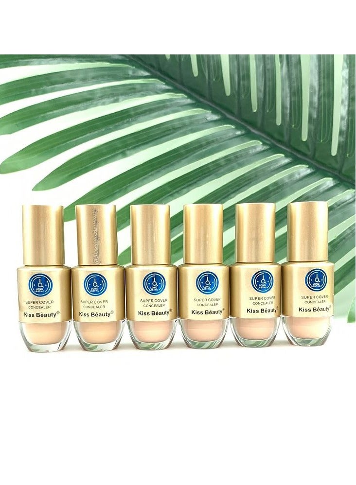 Kiss Beauty 12 Hours Concealer for Sensitive Skin - Zero Irritation, Sweatproof Full Coverage, Dark Circle Remover, 8ml - Image 2