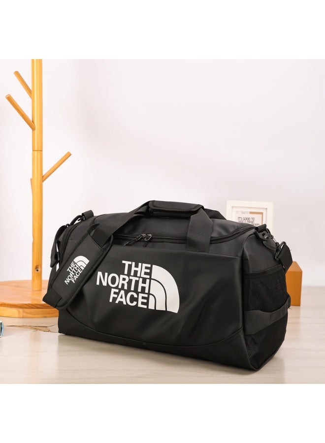 THE NORTH FACE Gym travel duffel bag, wet and dry separation sports duffel bag, yoga bag, carry-on bag with shoe compartment, weekend travel bag. - Image 3