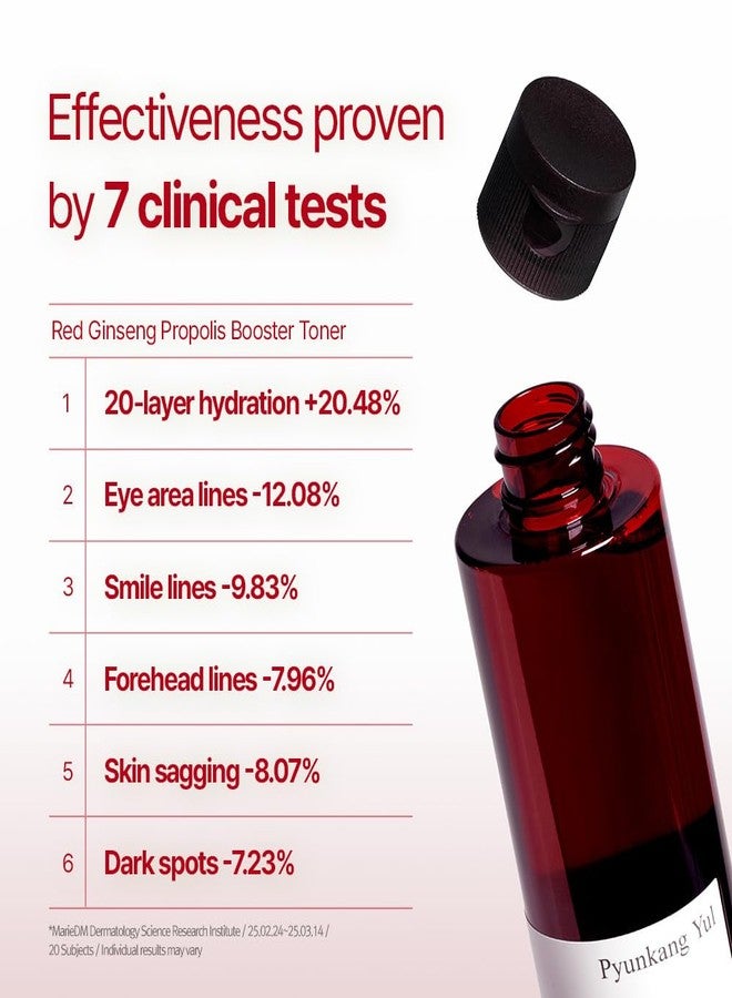Pyunkang Yul PKY Red Ginseng Propolis Booster Toner for Skin Conditioning & Absorption Prep, Concentrated Botanical Formula, Korean Skincare (3.7 Fl. oz - Image 5