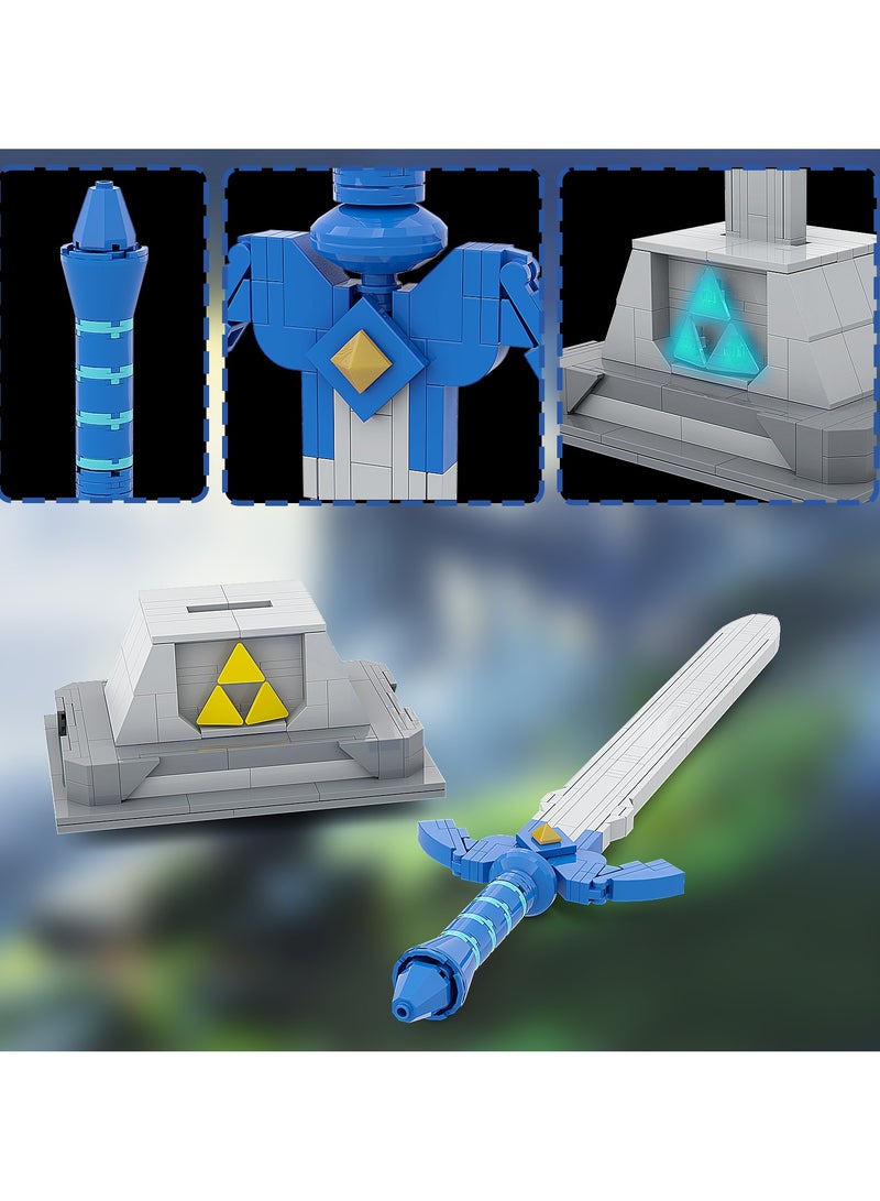 general Zelda Master Sword Building Block Toy with Stand Game Merchandise Small Particle Building Blocks Assembly Toy Can Be Used as Room Decoration - Image 3