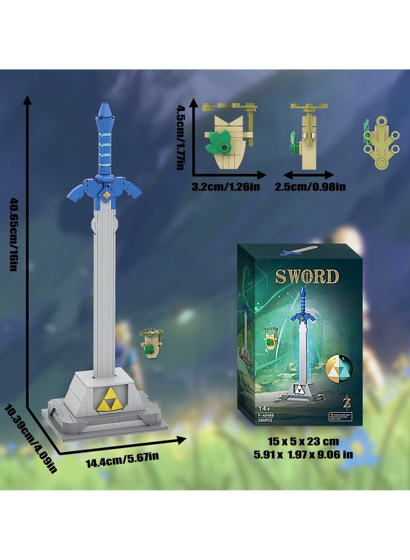 general Zelda Master Sword Building Block Toy with Stand Game Merchandise Small Particle Building Blocks Assembly Toy Can Be Used as Room Decoration - Image 4