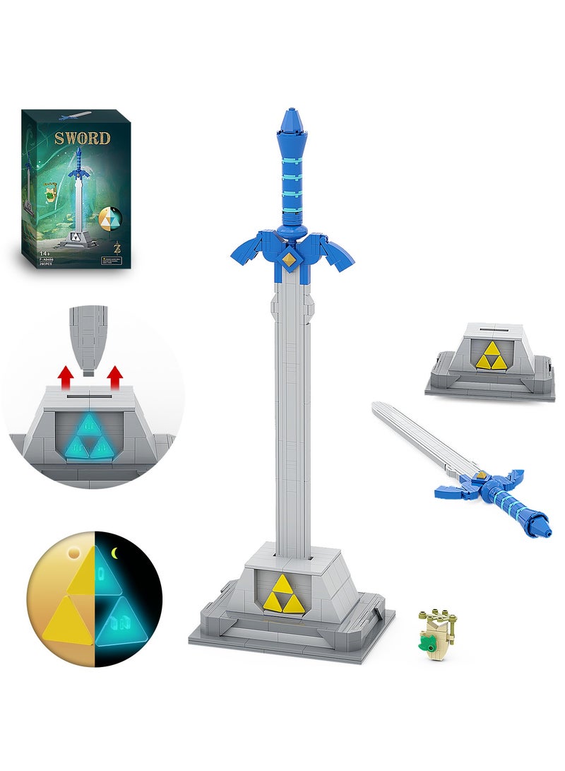general Zelda Master Sword Building Block Toy with Stand Game Merchandise Small Particle Building Blocks Assembly Toy Can Be Used as Room Decoration - Image 1