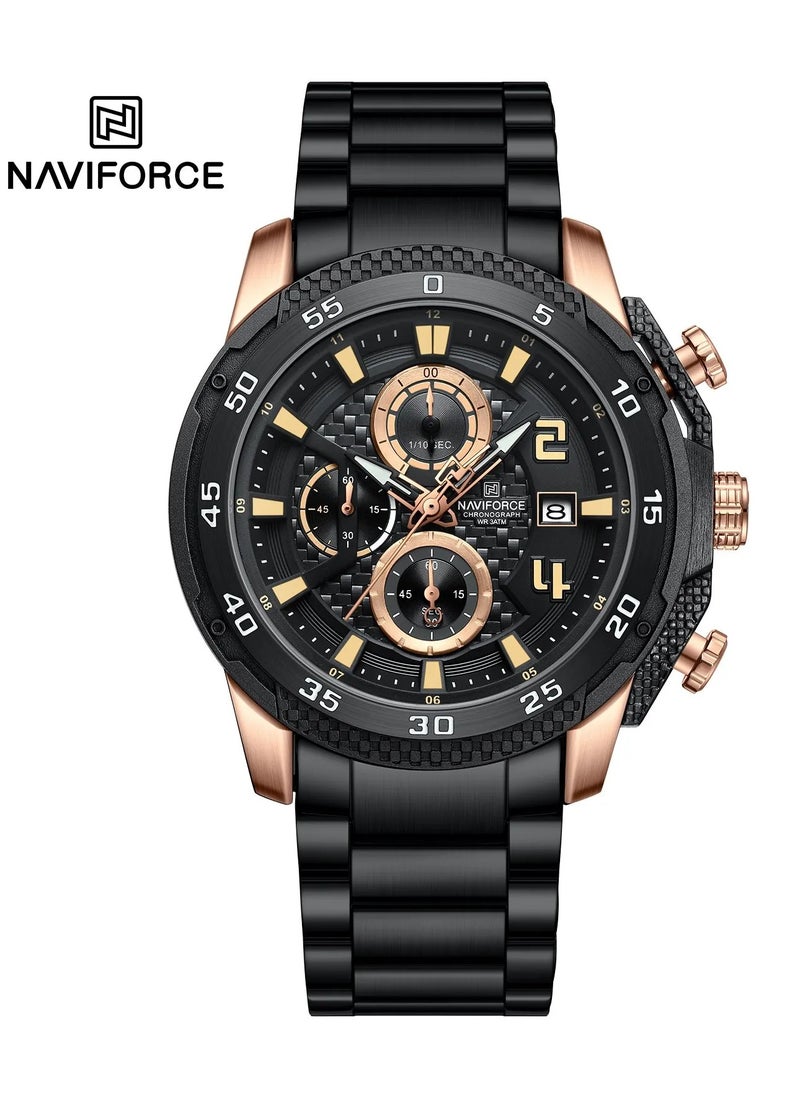 ساعة يد رجالية جديدة من Naviforce NF-8047S، بسوار من الفولاذ المقاوم للصدأ - pzsku/ZBD4F800BCF9471BCFA89Z/45/_/1723906219/679b75db-f01a-47ad-a984-3e87e40f3925