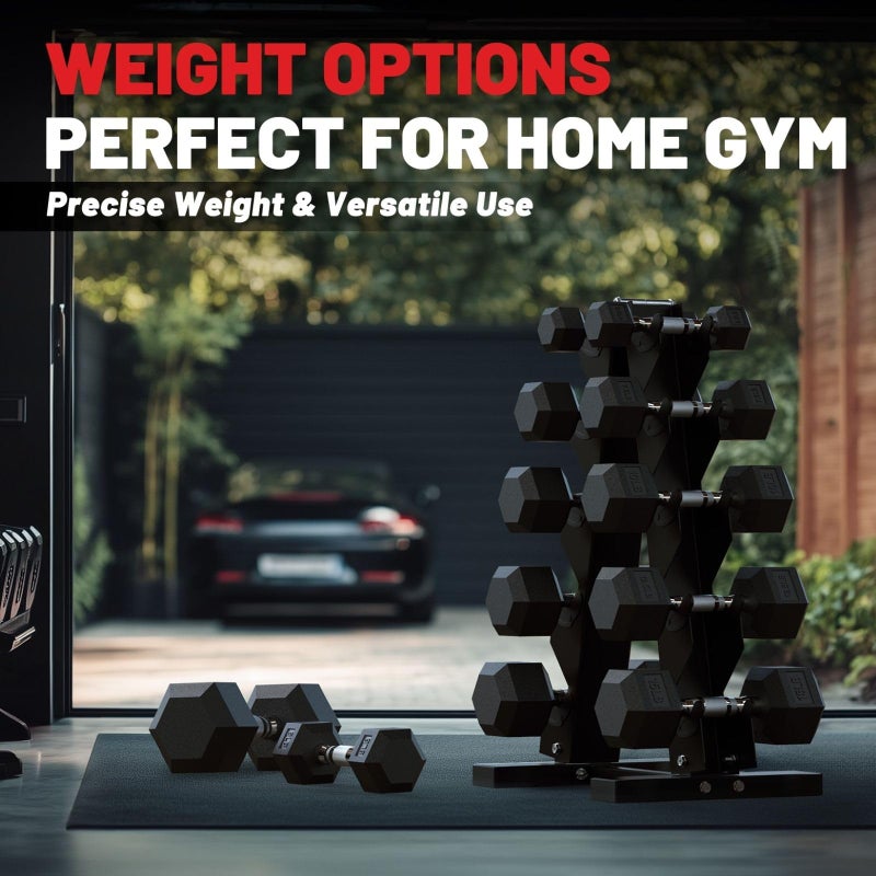 PAPABABE Dumbbells Set of 2 3lbs Dumbbells Pair, 3 Pounds Hand Weights for Women Men at Home, Free Weights Dumbbell Set for Home Gym Equipment, Pesas Mancuernas para Ejercicios de Hombre Casa. - Image 4