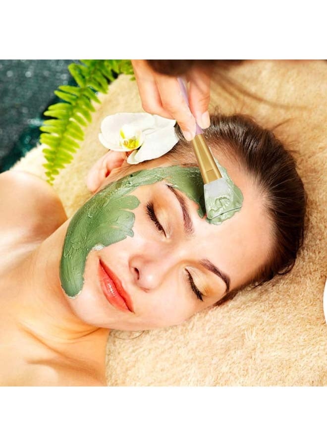 مجموعة أدوات تجميل مكونة من 8 قطع لأقنعة الوجه، مزودة بأداة تطبيق من السيليكون الناعم، مثالية لأقنعة الطين للوجه، واللوشن، والزبدة على الجسم، للاستخدام في المنتجع الصحي المنزلي أو ضمن روتين العناية اليومية بالبشرة. - Image 5