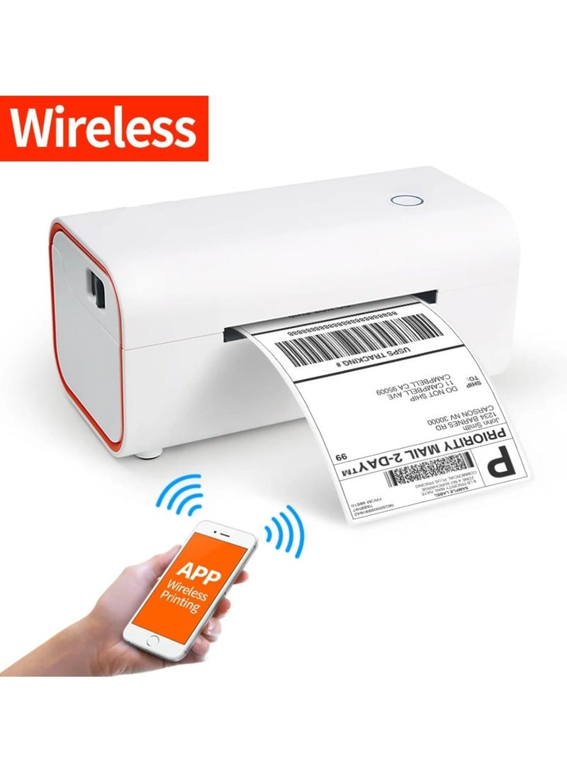 الطابعه الحراريه للفواتير والباركود وبوليصه الشحن بنظام البلوتوث بسرعه 152 مم في الثانيه بطابع حديث وسهله الاستخدام - Image 2