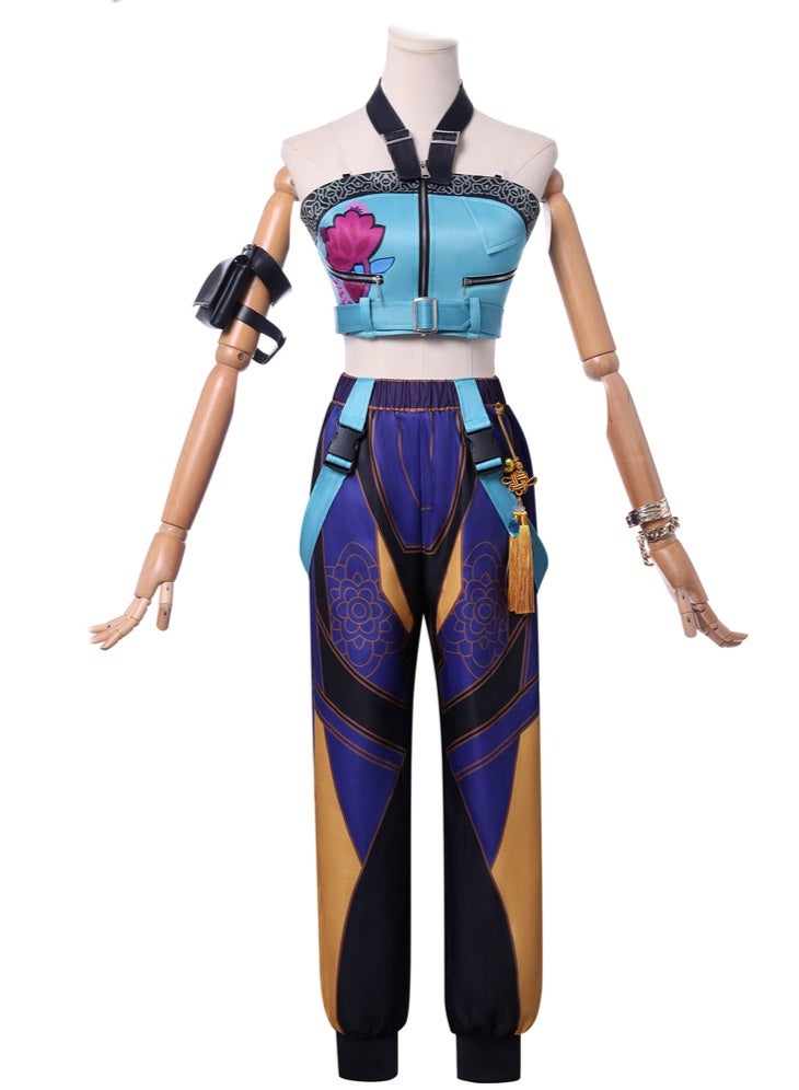 general K POP Witch Hunters Zoey Cosplay Costume Set Complete Outfit for Enthusiastic K Pop Fans - Image 1