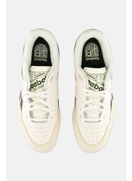Reebok Men BB 4000 II Lace Up Basketball Shoes, White/Olive  - Image 4