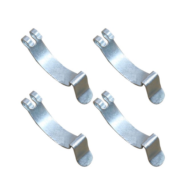 4Pcs Car Air Filter Clips Metal Carbon Steel Air Cleaner Cover Clip Housing Box Lid Spring Clip Clamp Car Accessories For Most Car Air Filters Silver