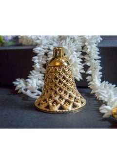 Little Blooms Little Blooms Lightweight Golden Plastic Bells Versatile for Various Craft Applications and Festive Decoration 3 Inch Golden 12 