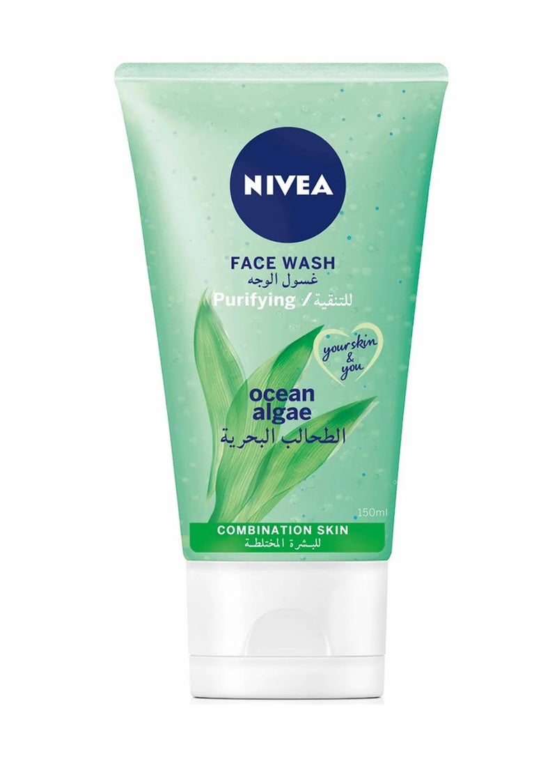 Nivea Face Wash Cleanser Purifying Cleansing for Combination Skin - 150ml - Image 1