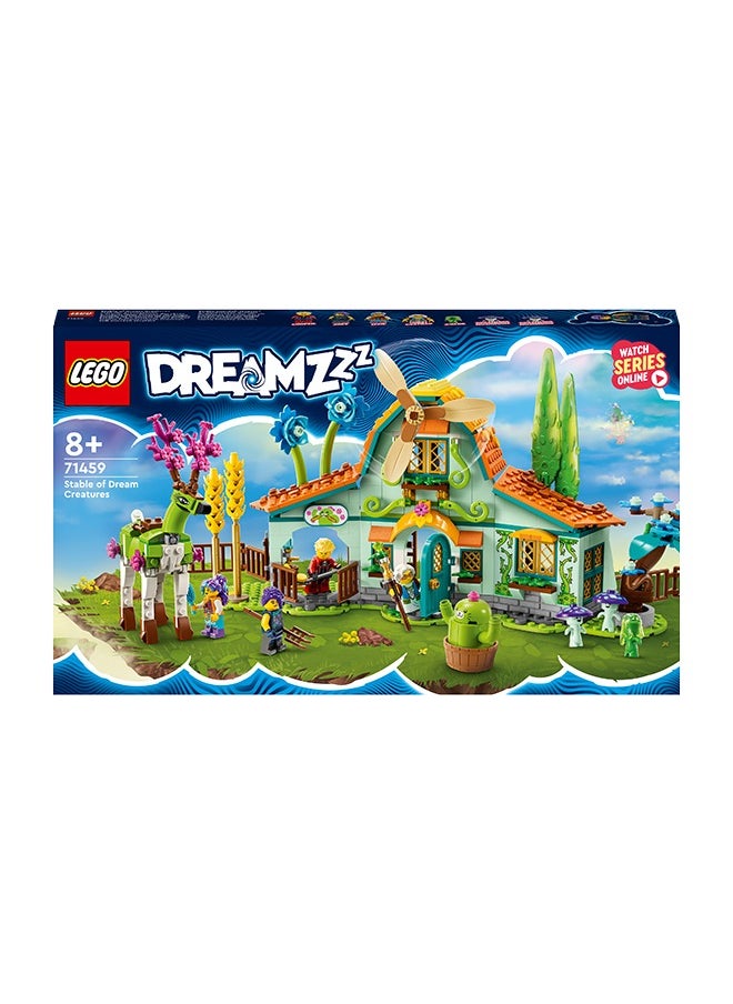 LEGO - Dreamzzz Stable Of Dream Creatures 71459 Building Toy Set; Kids With Big Imaginations Can Explore The Barn, Nurture Mythical Creatures And Build A Deer In 2 Different Ways; Gift For Ages 8+ (681 Pieces) - Image 1