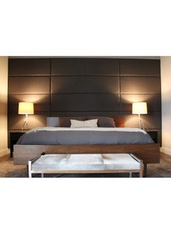R2R Furniture Rectangle Block Design Padded Hotel Style Wall Panel