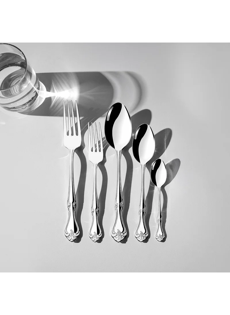 نهر Lalezar Plain 6 Person 30 Piece Cutlery Set