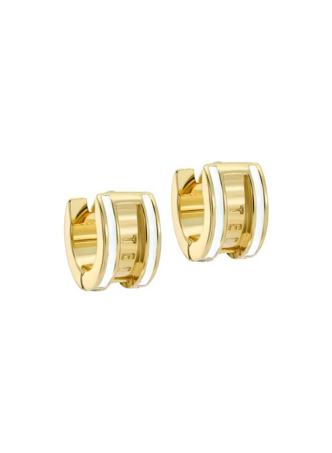 تيد بيكر ROLO: Classic Colour Enamel Roll Huggie Earrings