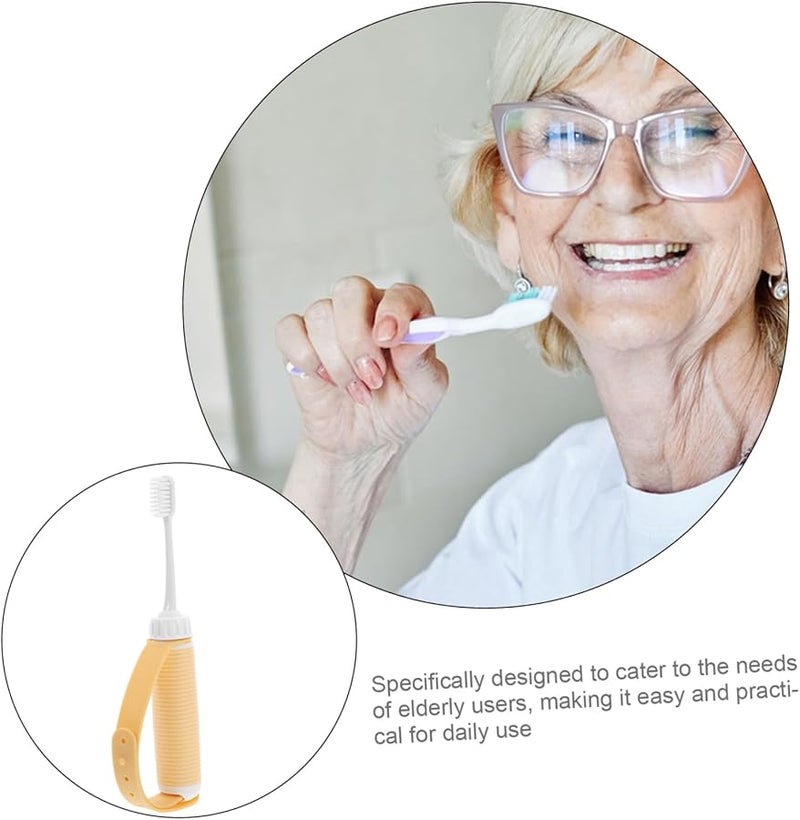 Safigle Folding Travel Toothbrush For Seniors Adults Portable Interdental Cleaning Blue - Image 4