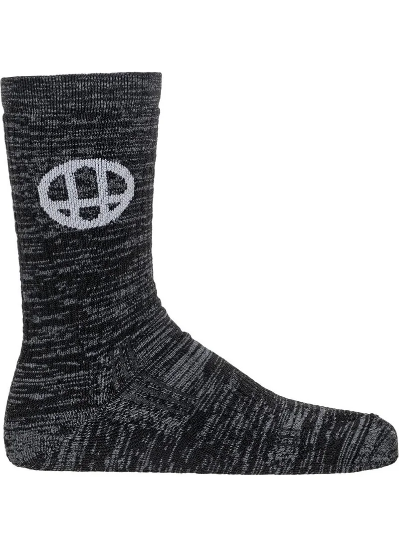 Oil Company Black Thermal Wool Socks Unisex