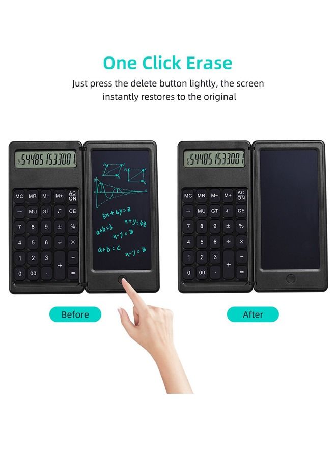 Desk Calculator,Desktop Calculator with Writing Tablet,Premium School Supplies for High School Students - Image 3