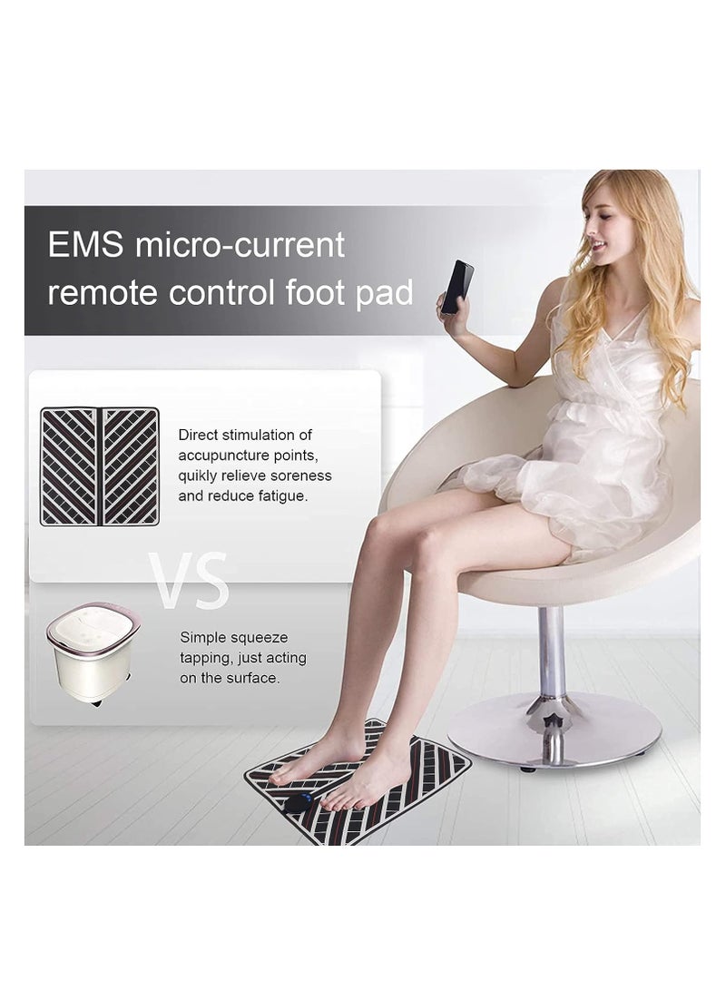 KASTWAVE Foot Massager Pad, Foldable Protable Electrode Foot Stimulator Mat, Increase Blood Circulation Leg Reshaping Foot Massager Foot Mat, 1 Pcs - Image 5