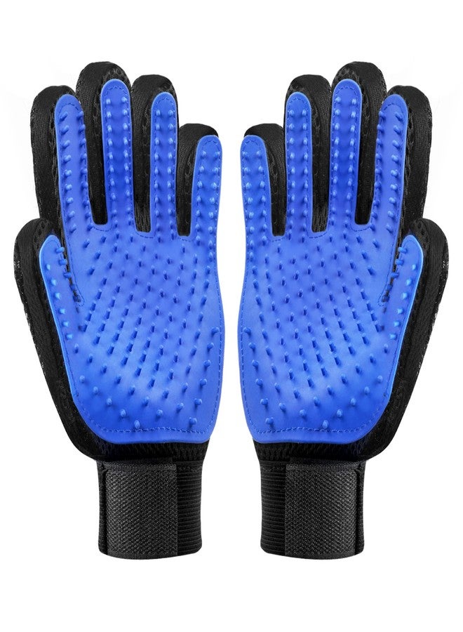 flintronic 2 Pack Pet Dog Cat Grooming Glove,Efficient Pet Hair Removal Mitt Brush Gloves,for Dogs,Cats,Rabbits,Horses with Long/Short Fur (LEFT & RIGHT) - Image 1