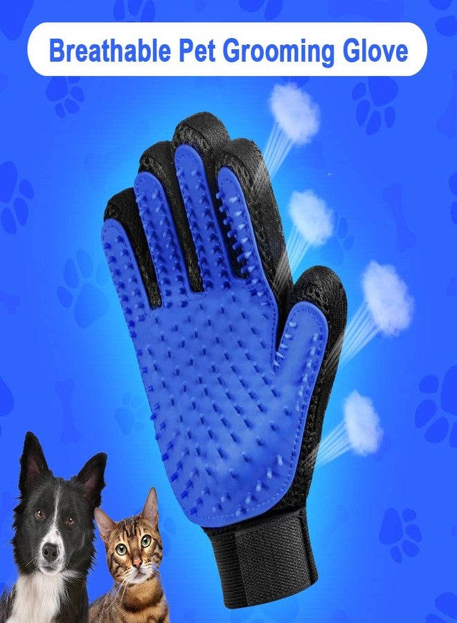 flintronic 2 Pack Pet Dog Cat Grooming Glove,Efficient Pet Hair Removal Mitt Brush Gloves,for Dogs,Cats,Rabbits,Horses with Long/Short Fur (LEFT & RIGHT) - Image 5